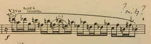 I get it, Francaix. I'll practice my scales more!